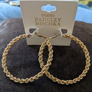 Badfley mischka ear hoops